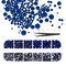 Acrylic Nail Art Kit with Royal Blue Rhinestone Gems, Dotting Pen, Tweezers (2880 Pieces)